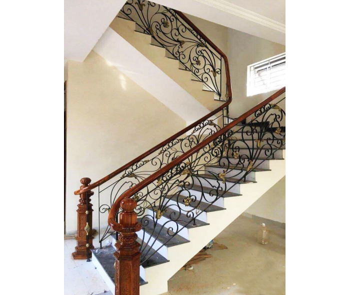 Cầu thang sắt nghệ thuật Châu Âu MDSCA06
